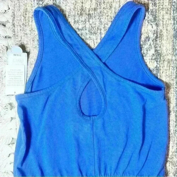 NWT Cat & Jack Girls Blue Romper Size Medium (8) - Picture 6 of 9